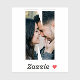 Pegatina Letter N Alphabet & Photo Custom-Cut Vinyl Sticker