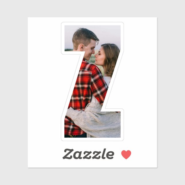 Pegatina Letter Z Alphabet & Photo Custom-Cut Vinyl Sticker (Subido por el creador)