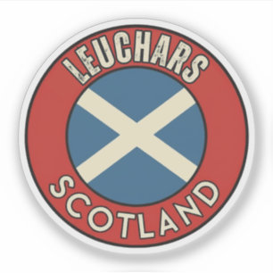 Pegatina Leuchars, Escocia