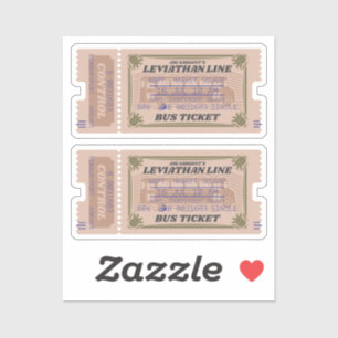 Pegatina Leviathan Line Innsmouth Bus