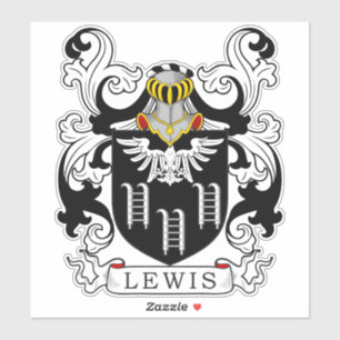 Pegatina Lewis Family Crest