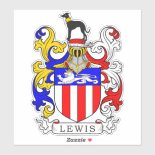 Pegatina Lewis Family Crest