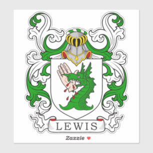 Pegatina Lewis Family Crest