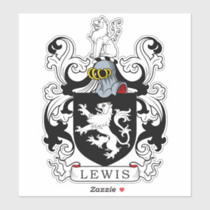Pegatina Lewis Family Crest