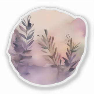 Pegatina Leyendas de lavanda caprichosas