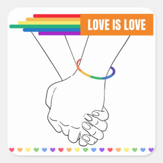 PEGATINA LGBTQ+, amor es Pegatina de amor, orgullo