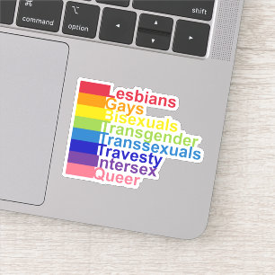PEGATINA LGBTTTIQ