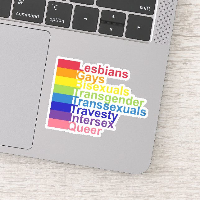 PEGATINA LGBTTTIQ (Detalle)