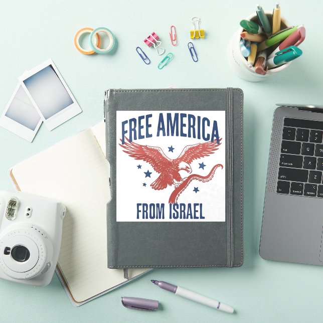 Pegatina Liberar a América de Israel (Funda para iPad)