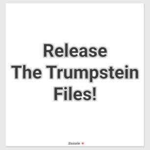 Pegatina Liberar Archivos Trumpstein Jeff Hankamer Artjunkh