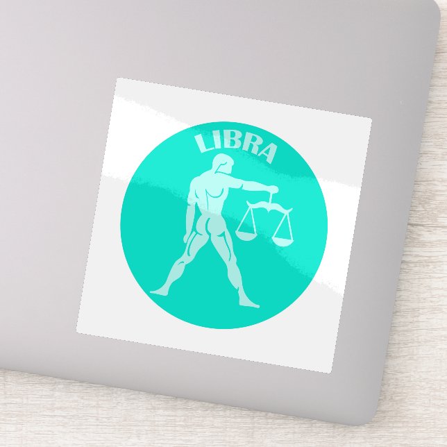 Pegatina Libra, Signo del Zodiaco, Horóscopo, Astrología (Detalle)
