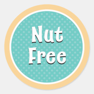 Pegatina libre de nueces