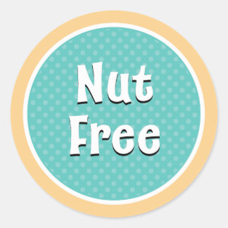 Pegatina libre de nueces