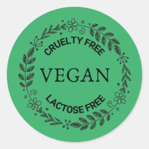 Pegatina libre Vegan Lacatose