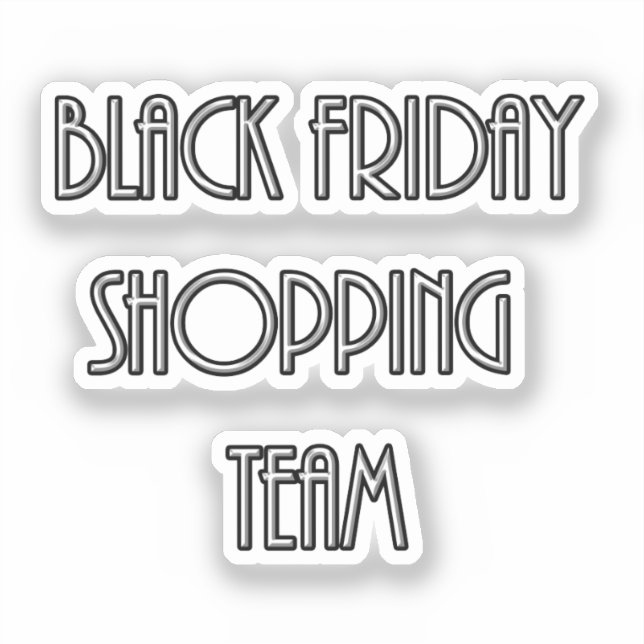 Pegatina Libro de Recortes BLACK FRIDAY (Anverso)