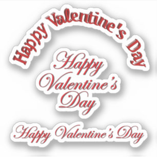 Pegatina Libro de Recortes Feliz Día de San Valentín