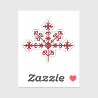 Pegatina Libros de Australia - Árbol de símbolo letón claro