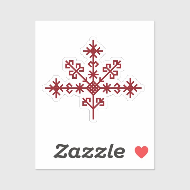 Pegatina Libros de Australia - Árbol de símbolo letón claro (Hoja)