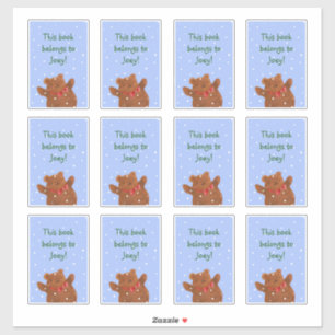Pegatina Libros de osos de peluche