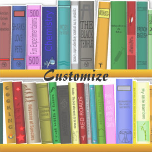 Pegatina Libros en estantes Thunder_Cove