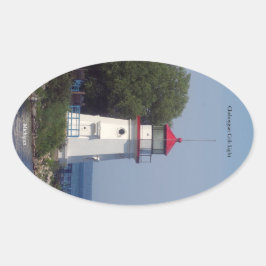 Pegatina ligero de la cuna de Cheboygan