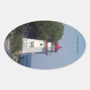 Pegatina ligero de la cuna de Cheboygan