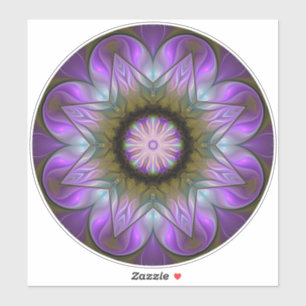 Pegatina Lilac Evening Mandala