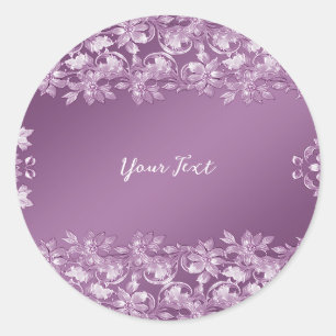 Pegatina Lilac Floral Moderno