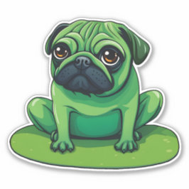 Pegatina Lili Pug