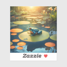 Pegatina Lily Pad King - Square Vinyl