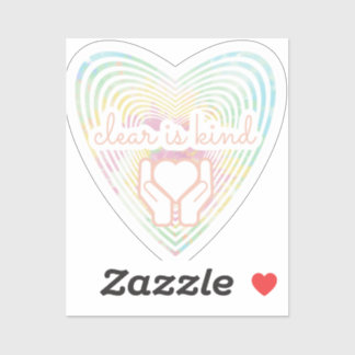 Pegatina Limpiar es amable