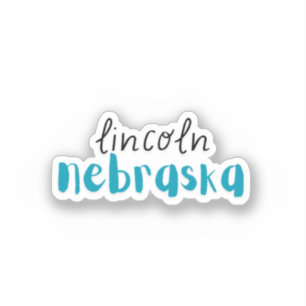 Pegatina Lincoln Nebraska