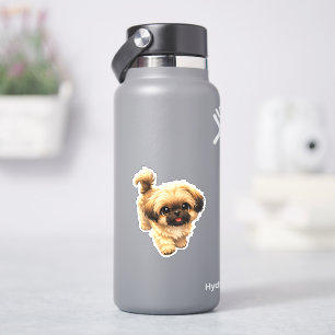 Pegatina Lindo cachorro de dibujos animados Shih Tzu Nala