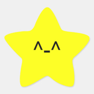 Pegatina lindo de la estrella