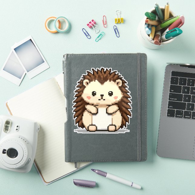 Pegatina lindo hedgehog 6x6 (Funda para iPad)