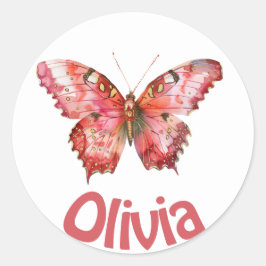 Pegatina lindo personalizado/sello clásico de la r