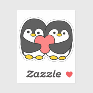 Pegatina Lindo pingüino 