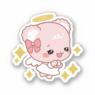 Pegatina lindos cachorros de azúcar