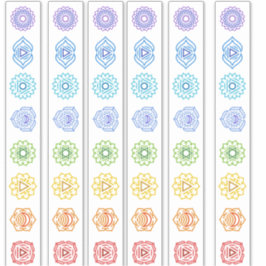 Pegatina Línea Kundalini Chakra