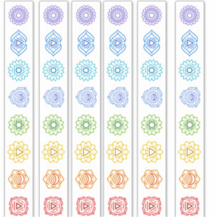Pegatina Línea Kundalini Chakra