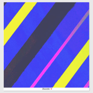 Pegatina Líneas azules