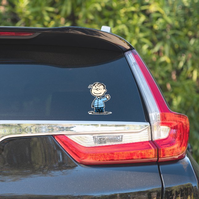 Pegatina Linus Waving (Lado del coche)