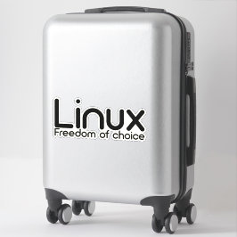 Pegatina Linux - Libertad de elección