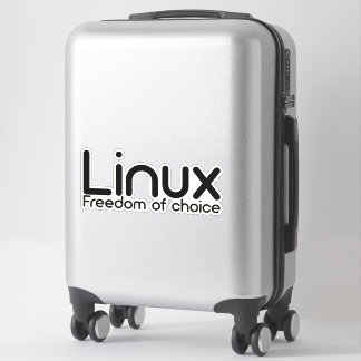 Pegatina Linux - Libertad de elección