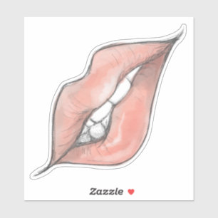 Pegatina Lip Bite