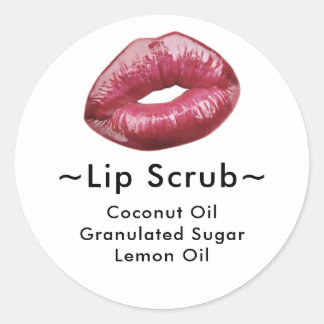 Pegatina Lip Scrub