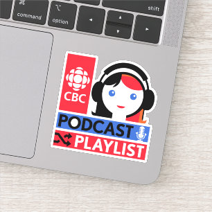 Pegatina Lista de reproducción de podcast CBC