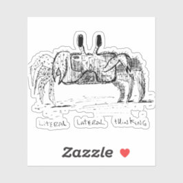 Pegatina Literal Lateral Thinking