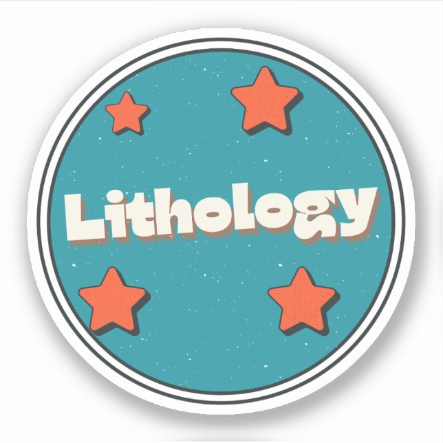 Pegatina Lithología (Anverso)