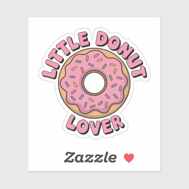 Pegatina Little Donut Lover | Niño (Hoja)